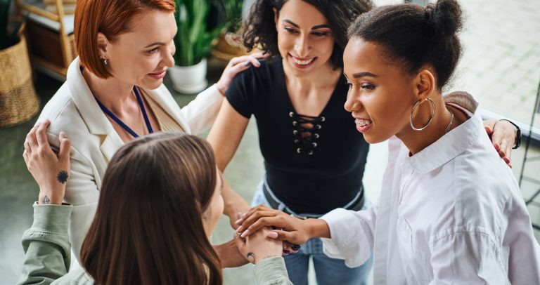 volunteers supprting