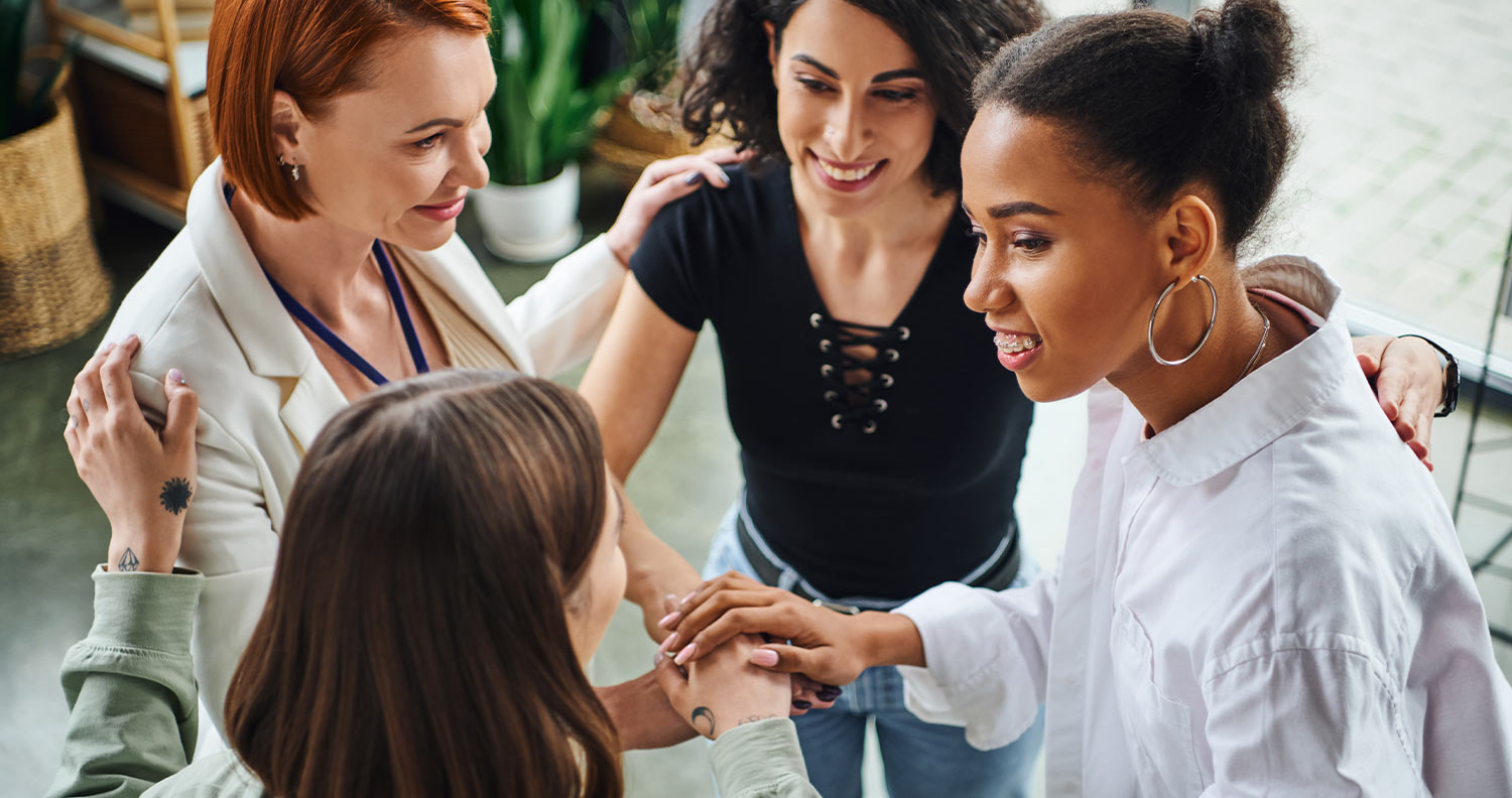 volunteers supprting